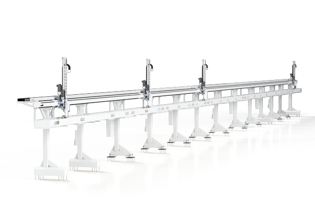 單豎梁桁架自動生產(chǎn)線